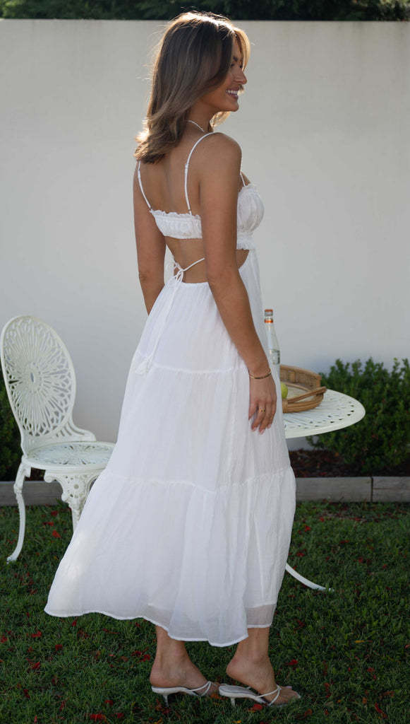 Zoé Rückenfreies Maxikleid